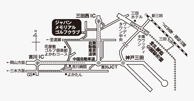 駅からの地図